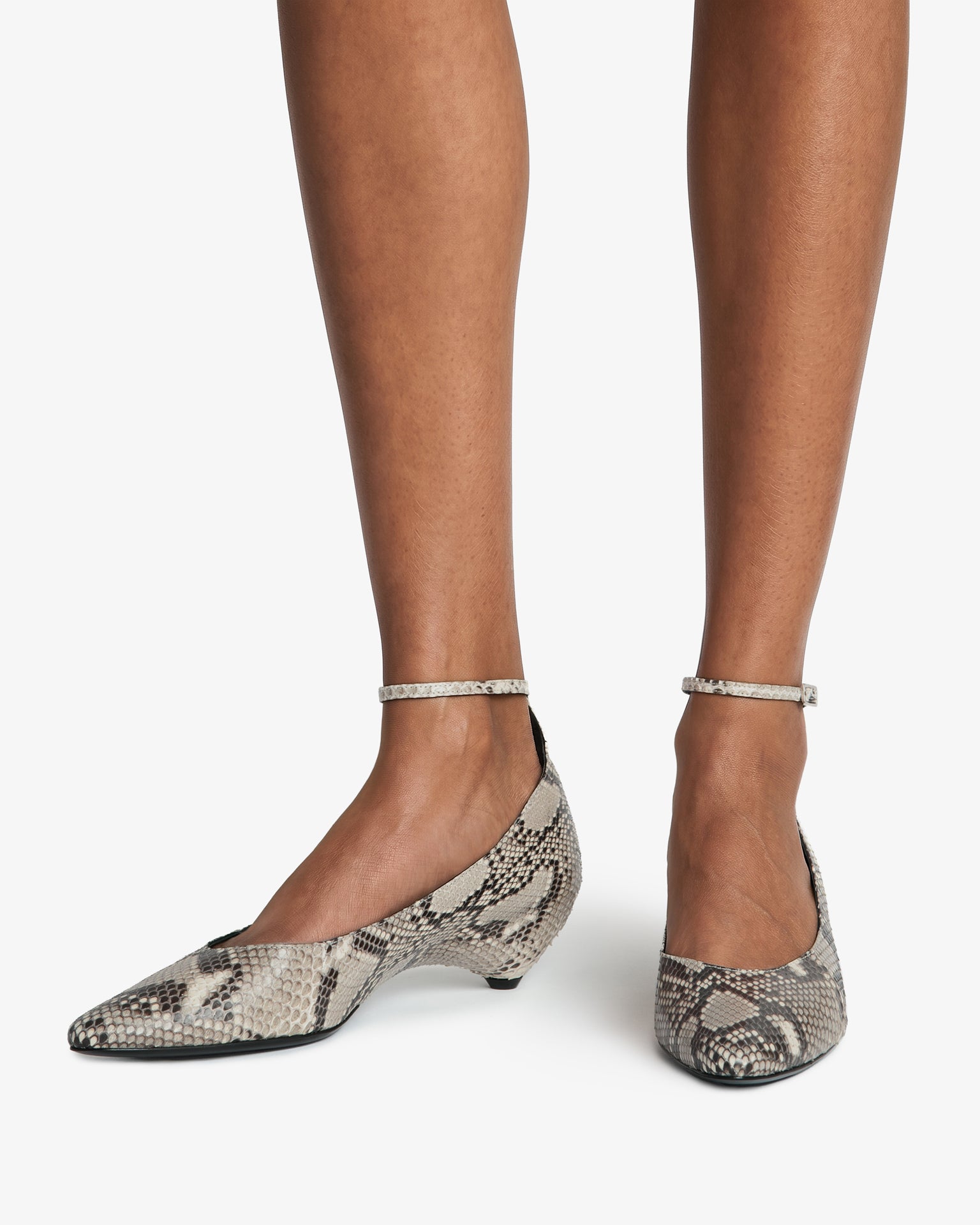＊裏張り済＊BALDAN PYTHON BALLET Mode Ballerina in Stone Python Leather – JUDE