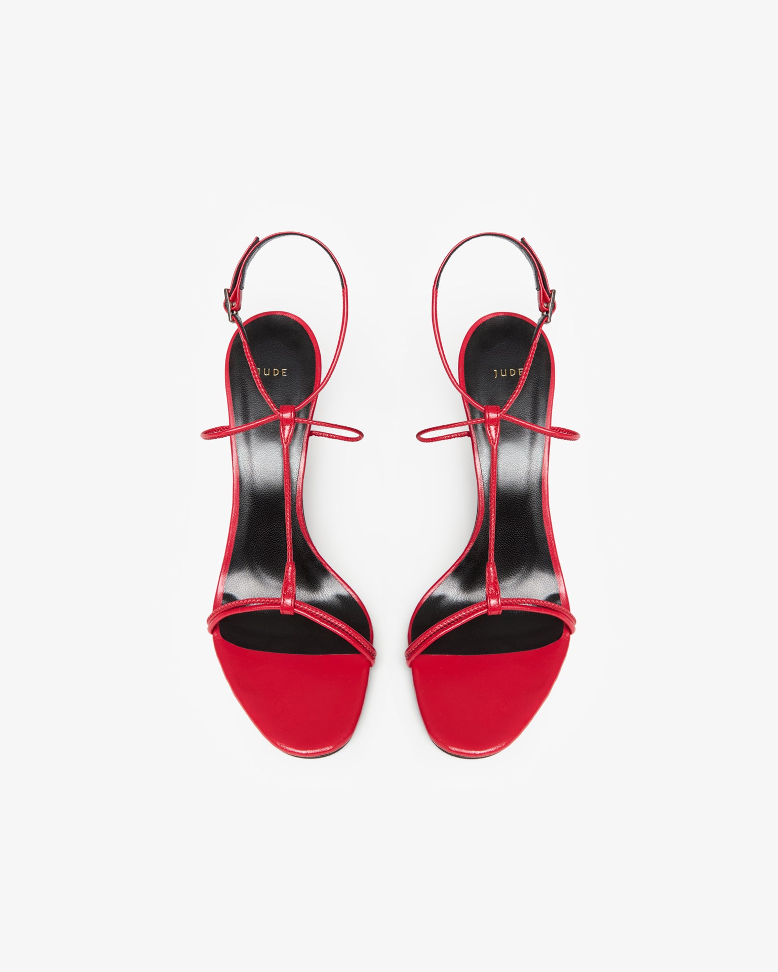 Mixer Sandal in Red Leather – JUDE