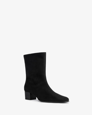 Pace Ankle Boot in Black Suede Leather - Second Image