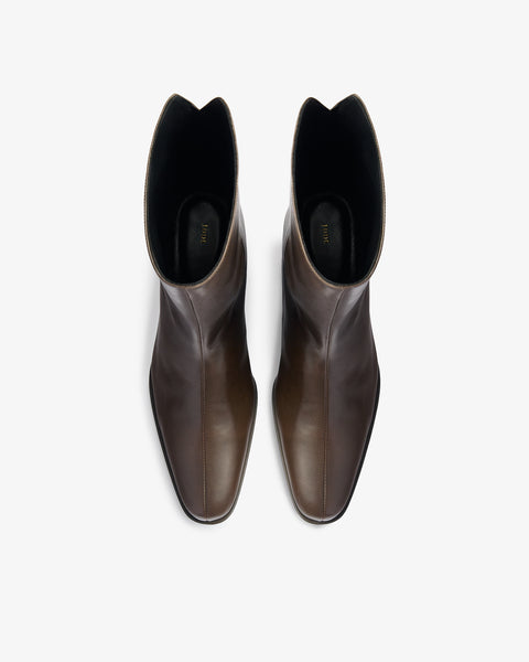 Pace Ankle Boot in Mocha Leather