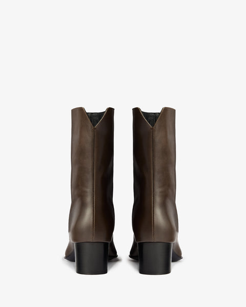 Pace Ankle Boot in Mocha Leather