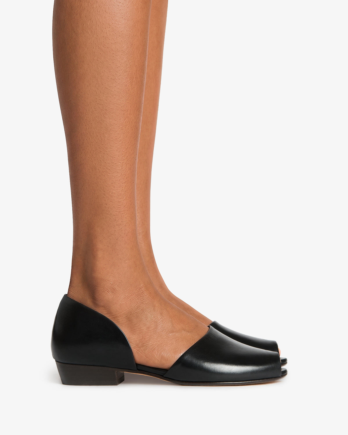 Padre Ballerina Black Leather