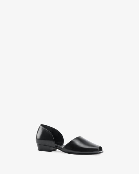 Padre Ballerina Black Leather - Second Image