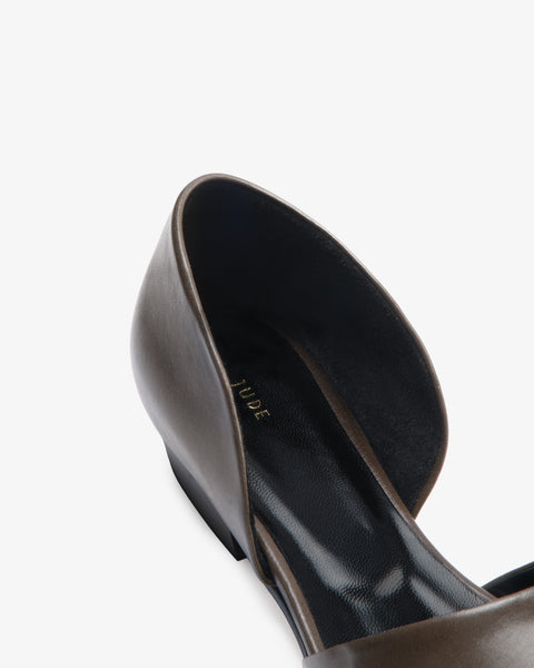 Padre Ballerina Mocha Leather