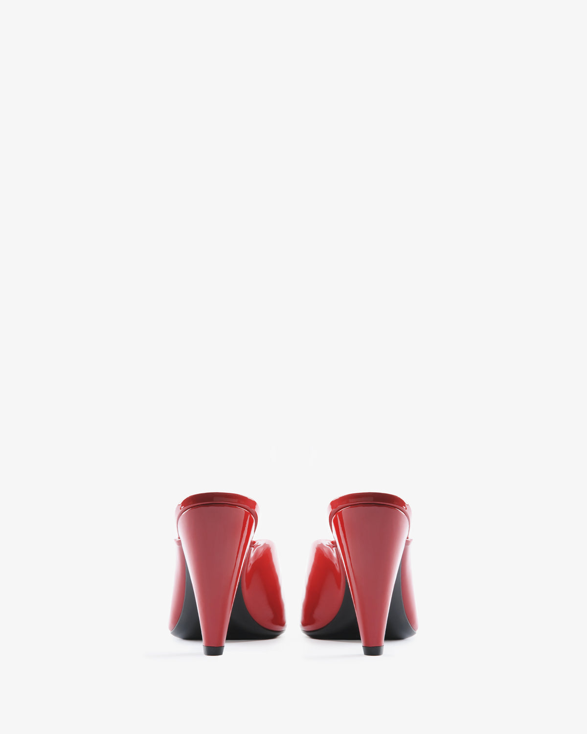 Paw Mule Red Patent Leather