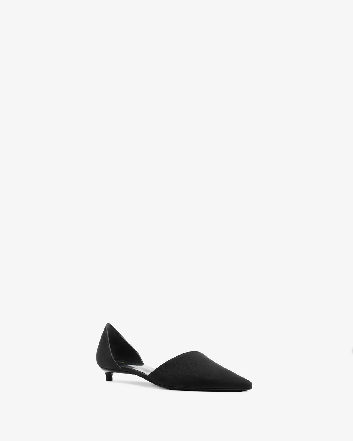 Pirrie Pump Black Nubuck Leather