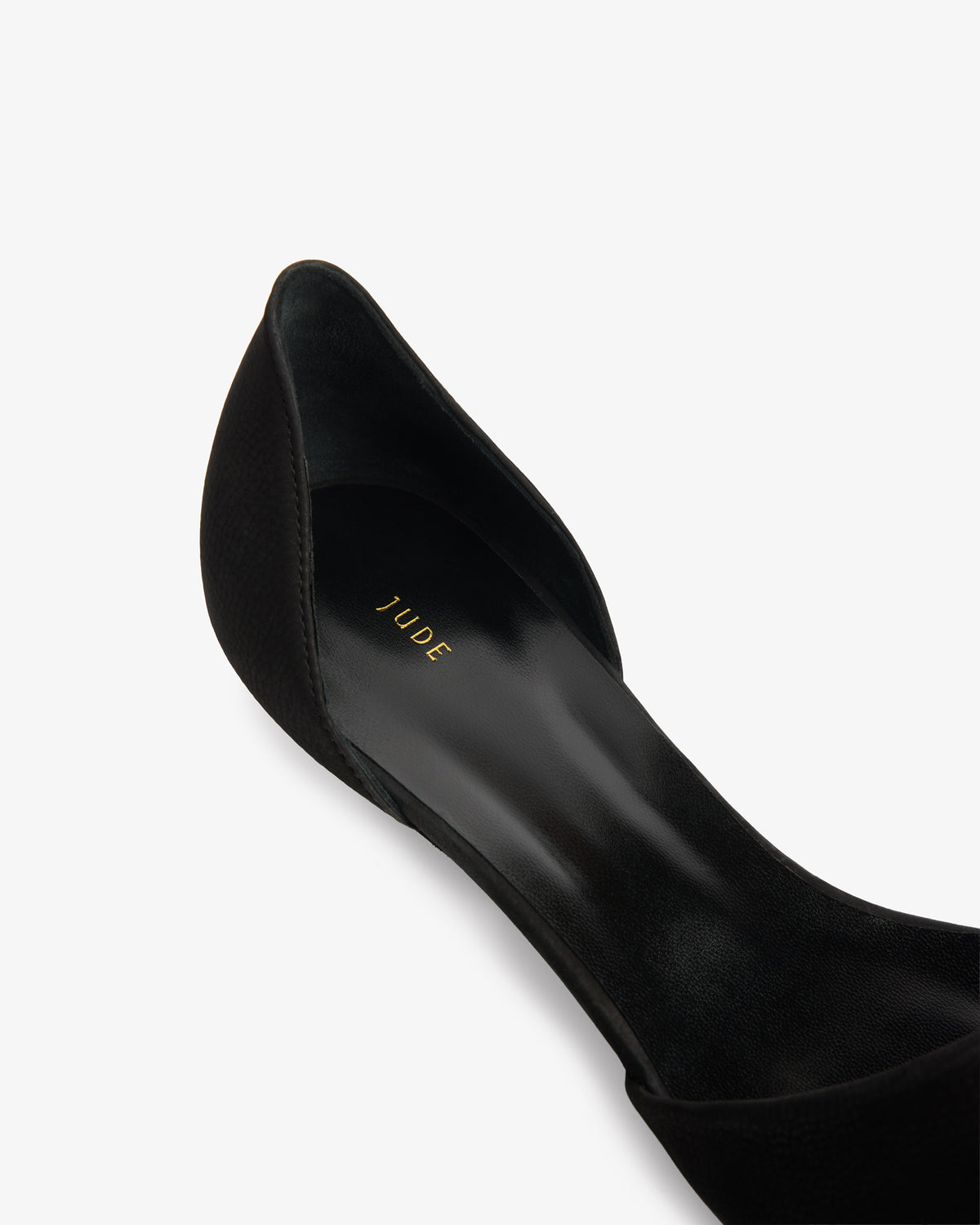 Pirrie Pump Black Nubuck Leather