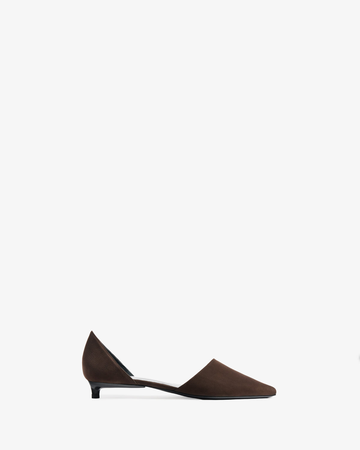 Pirrie Pump Brown Nubuck Leather