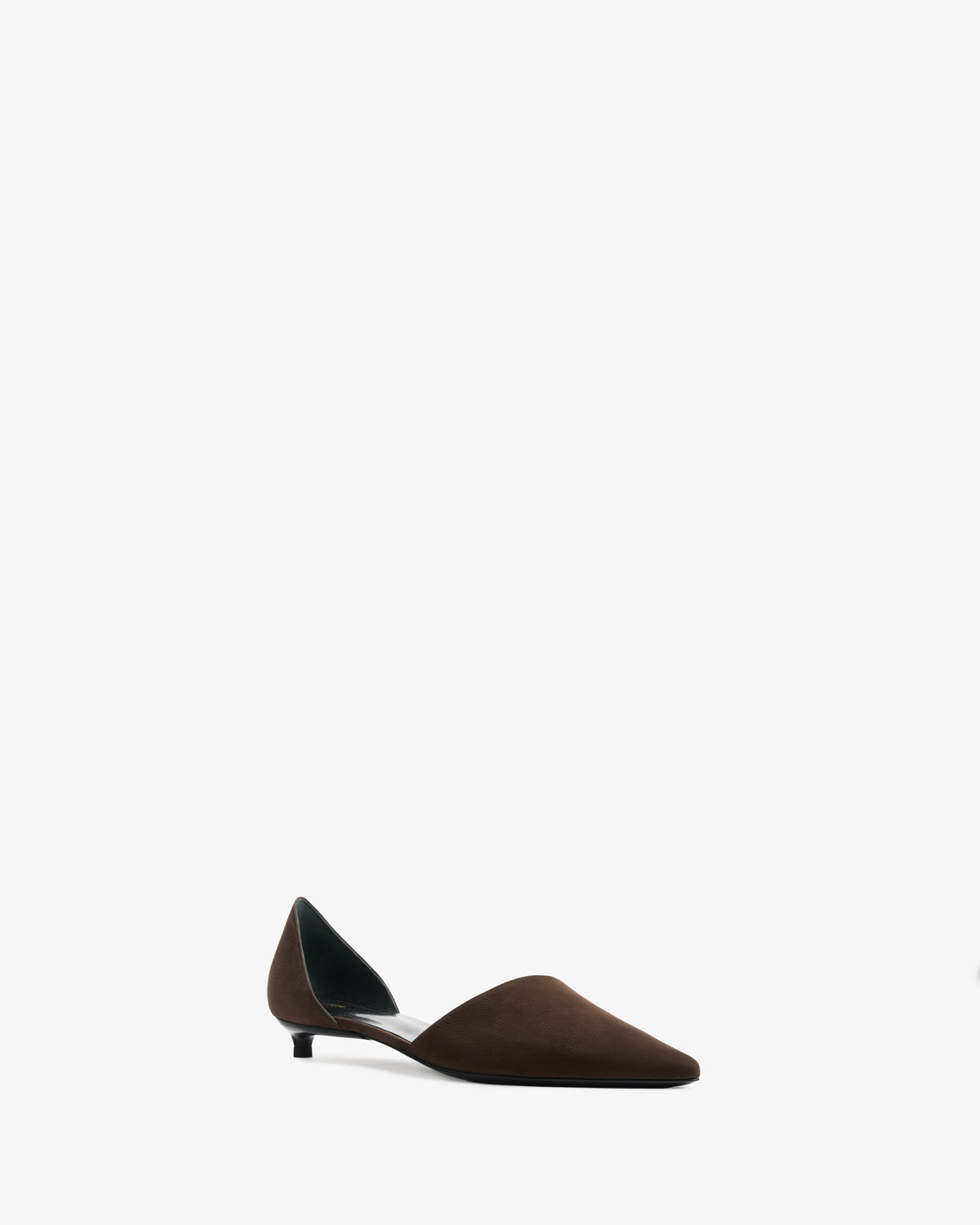 Pirrie Pump Brown Nubuck Leather