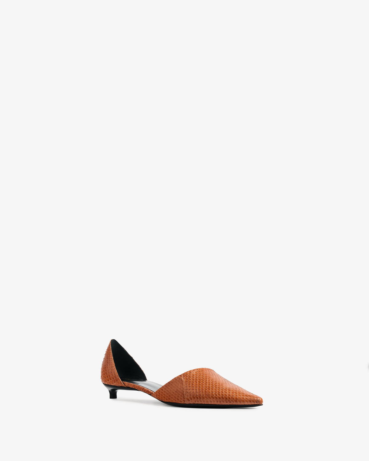 Pirrie Pump Tan Python Leather
