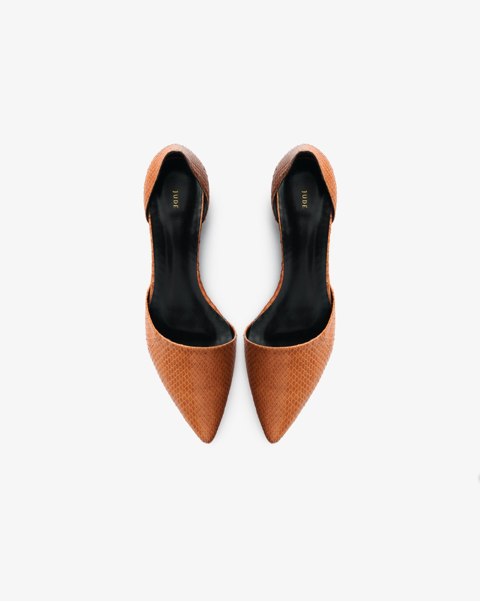 Pirrie Pump Tan Python Leather – JUDE