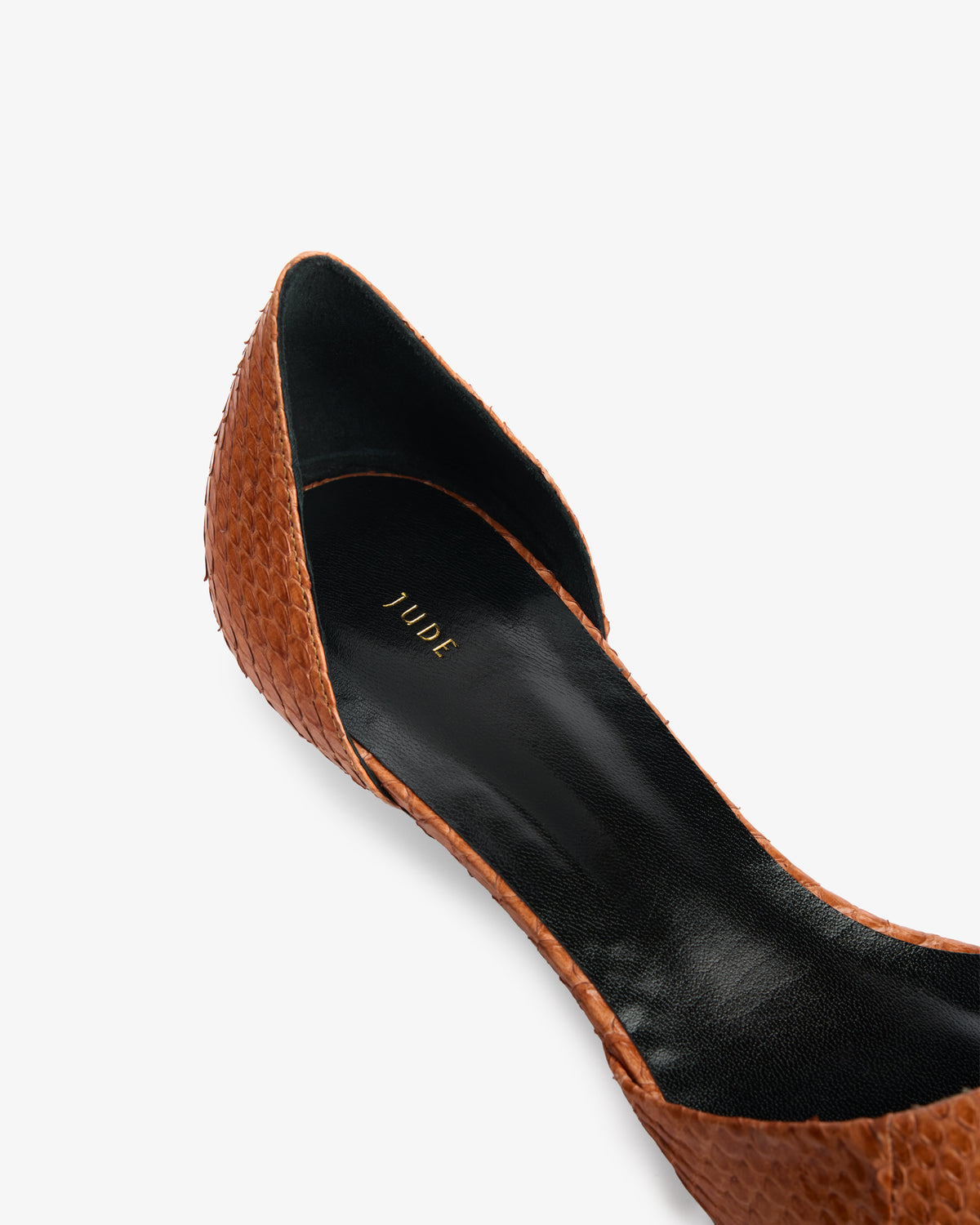 Pirrie Pump Tan Python Leather