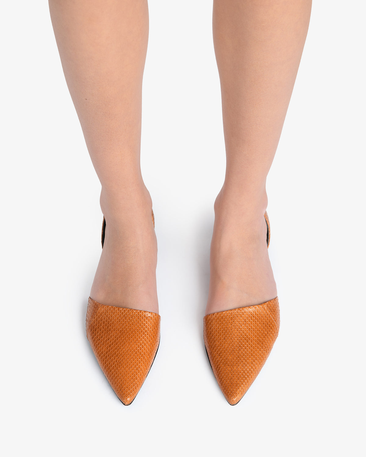 Pirrie Pump Tan Python Leather