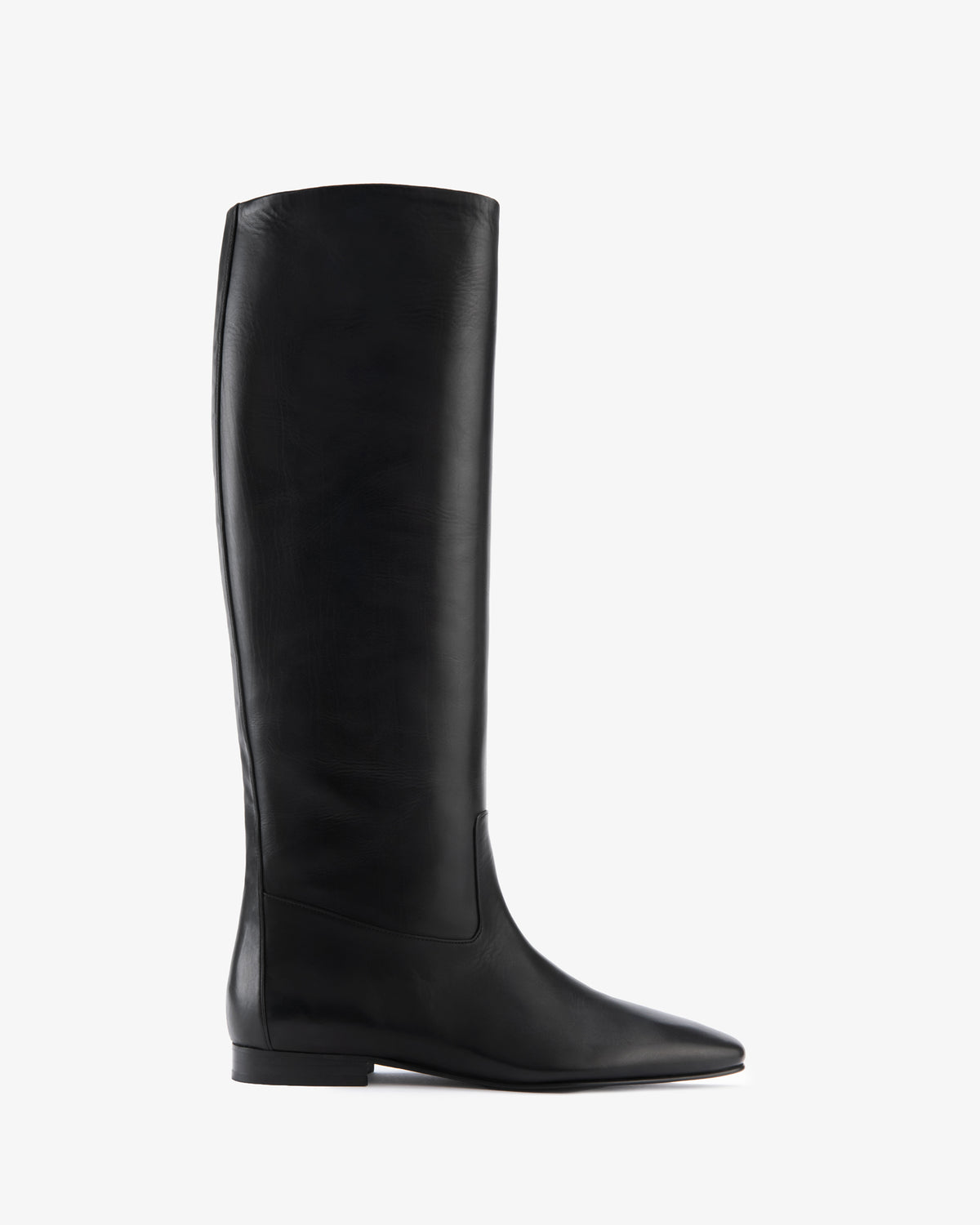 Ride Knee Boot Black Leather