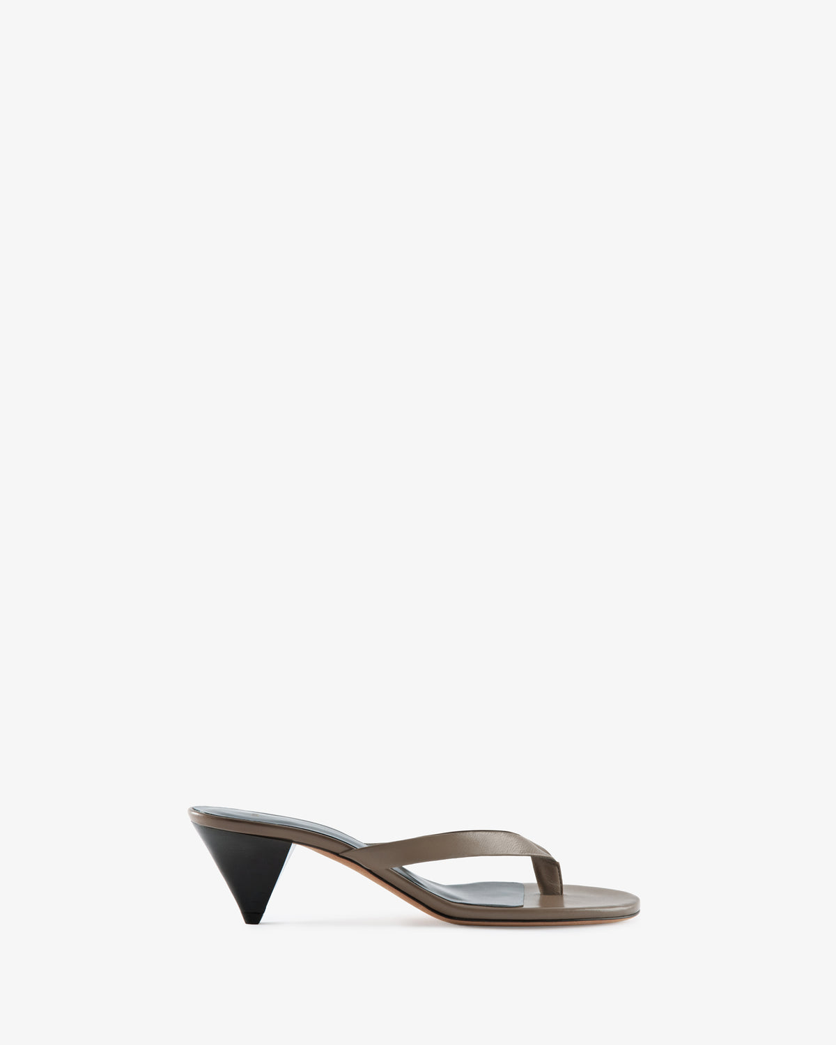 Rooty Sandal Clay Brown Leather