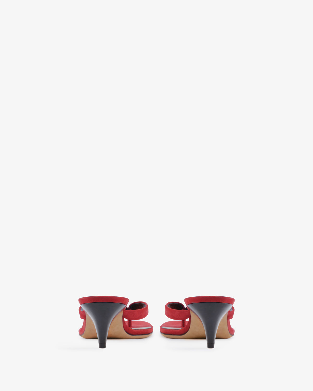 Rooty Sandal Red Nubuck Leather
