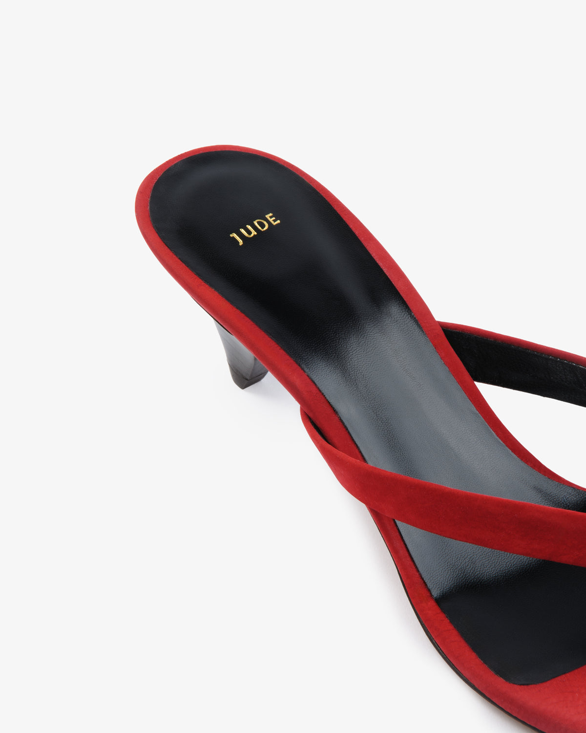 Rooty Sandal Red Nubuck Leather