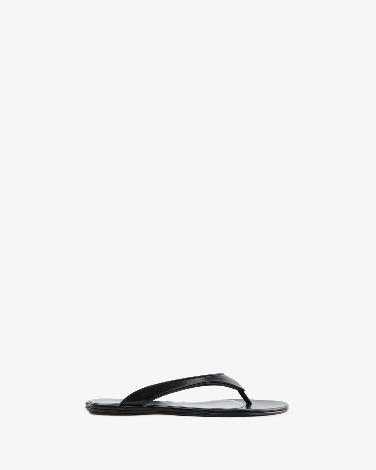 Rue Sandal Black Leather