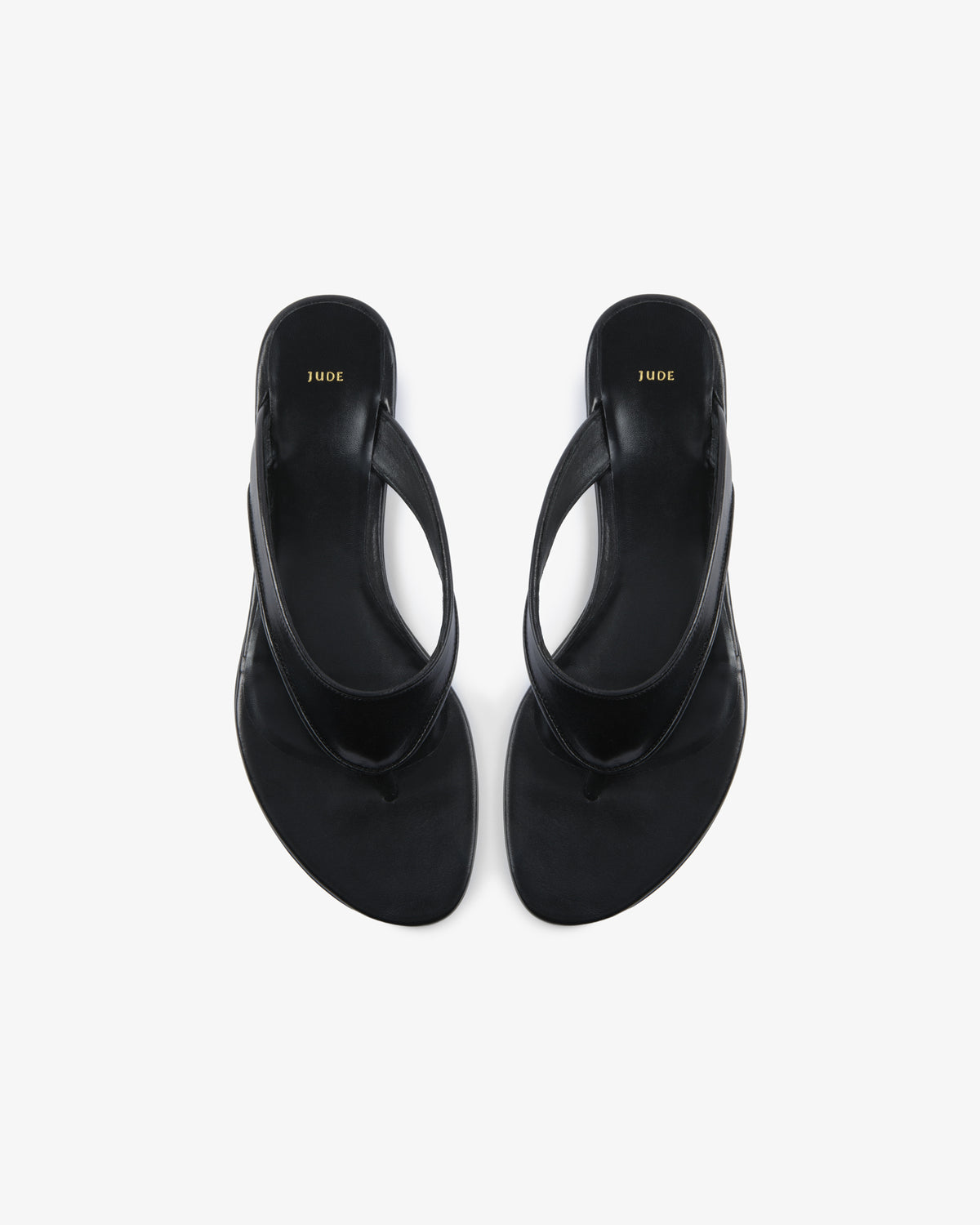Rue Sandal Black Leather