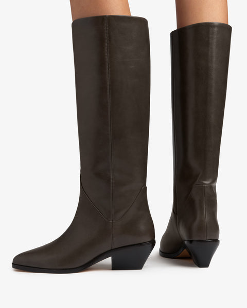 Saga Boot in Mocha Leather