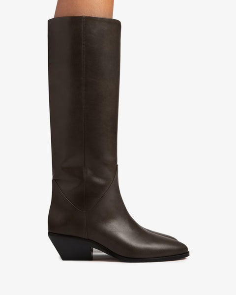 Saga Boot in Mocha Leather