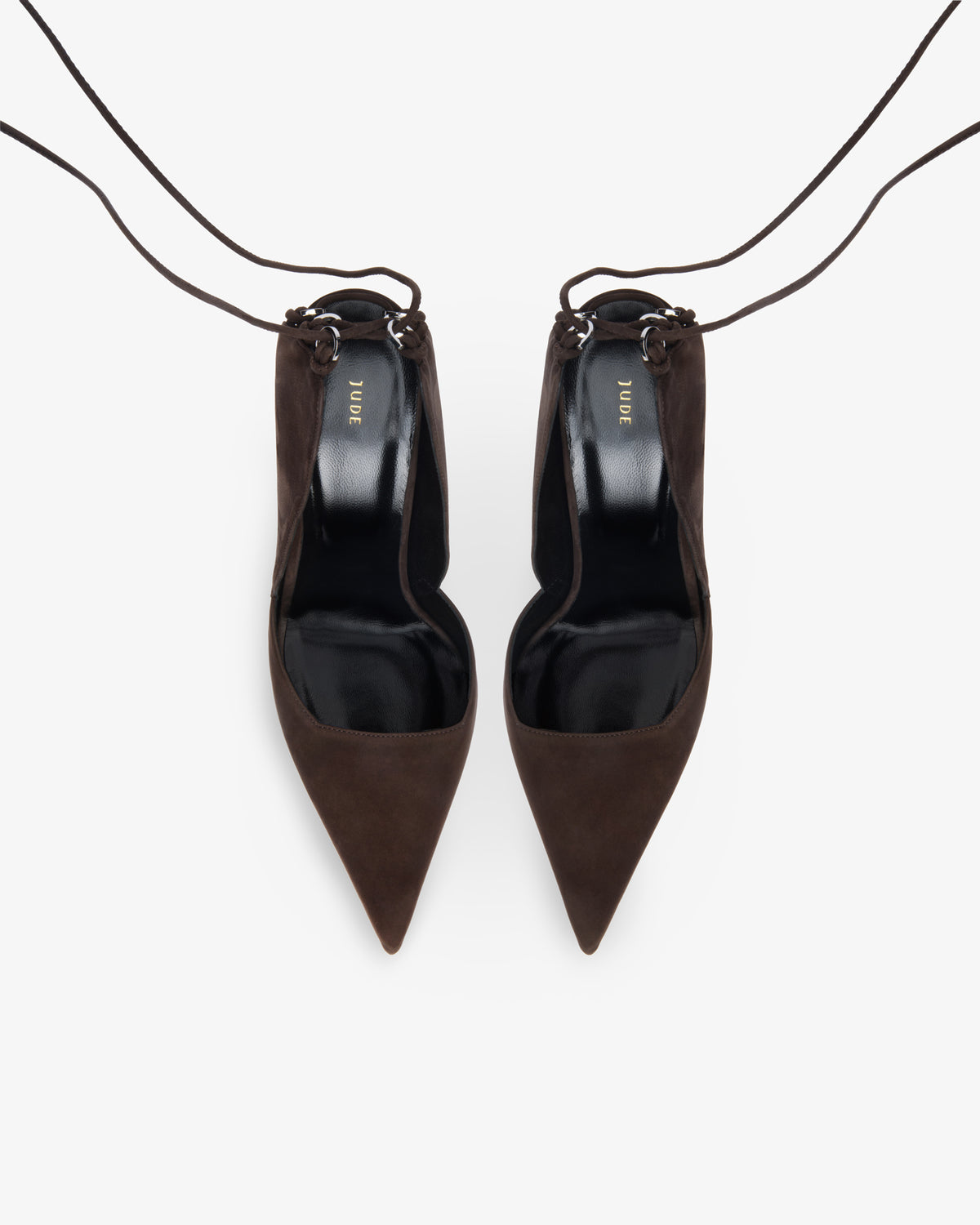 Scoop Pump Brown Nubuck Leather