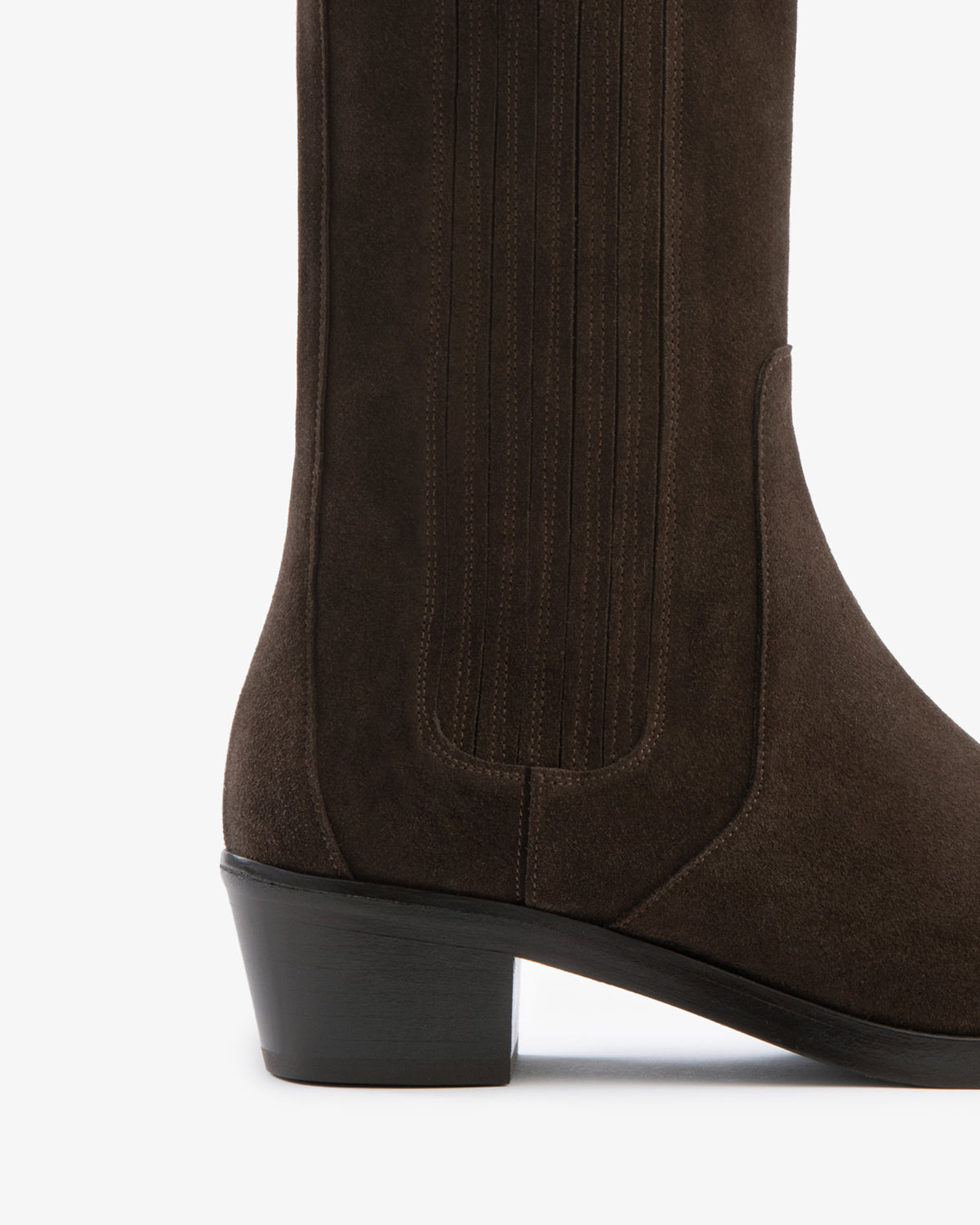 Smoke Ankle Boot Brown Suede Leather