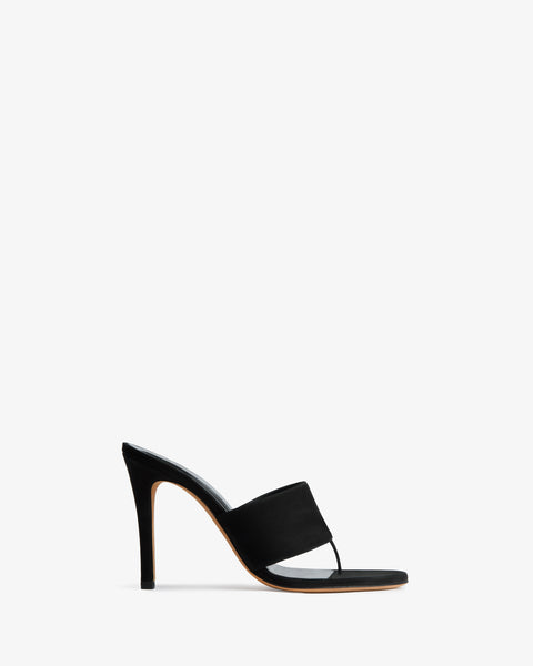 Snug Sandal Black Nubuck Leather