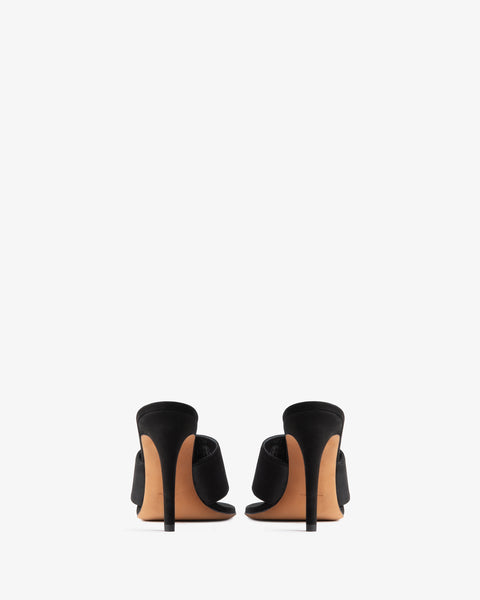 Snug Sandal Black Nubuck Leather