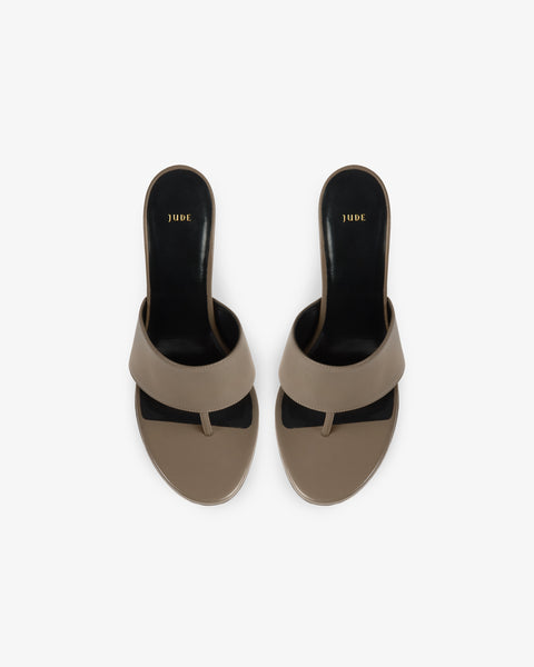 Snug Sandal Clay Brown Leather