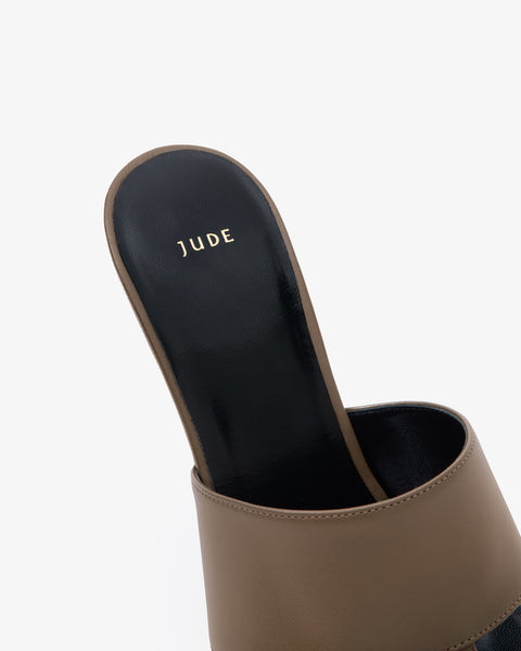 Snug Sandal Clay Brown Leather