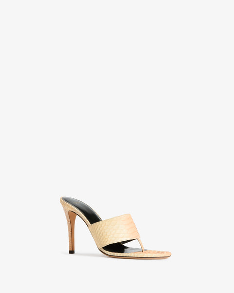 Snug Sandal Summer Ombre Python Leather