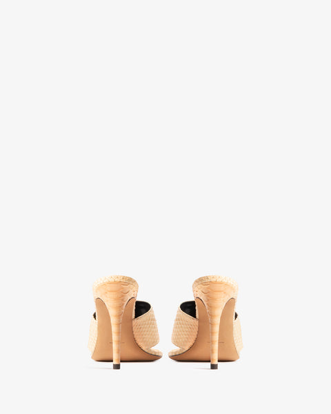 Snug Sandal Summer Ombre Python Leather