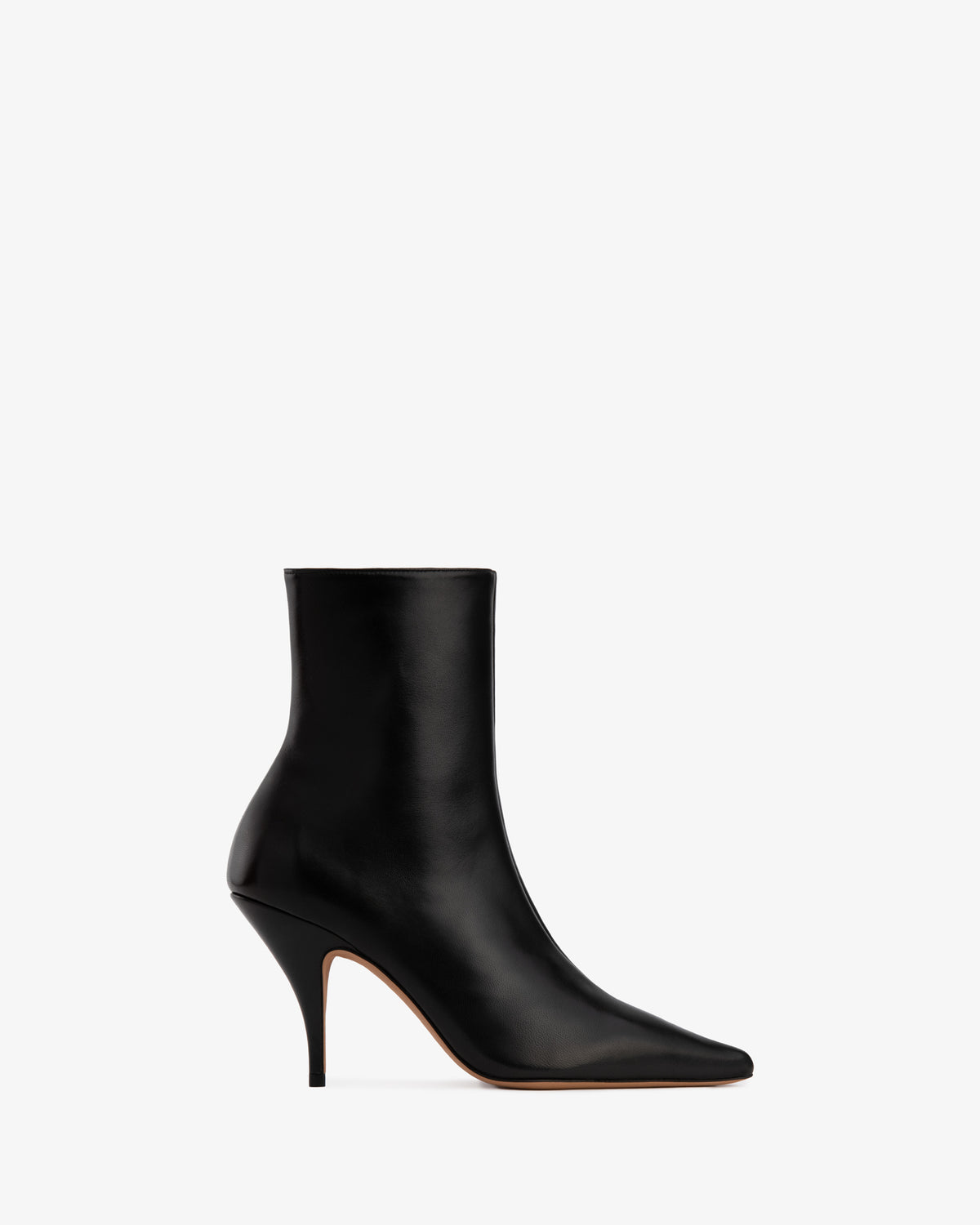 Theresa Ankle Boot Black Lamb Leather