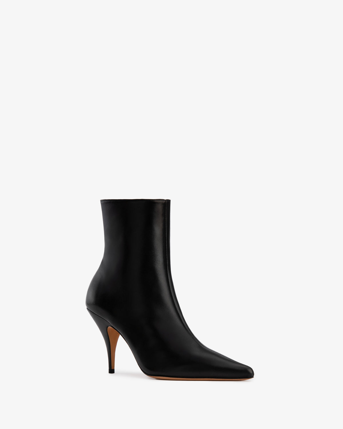 Theresa Ankle Boot Black Lamb Leather
