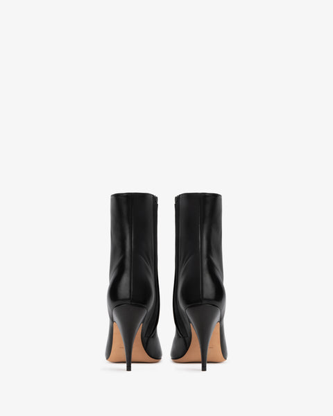 Theresa Ankle Boot Black Lamb Leather