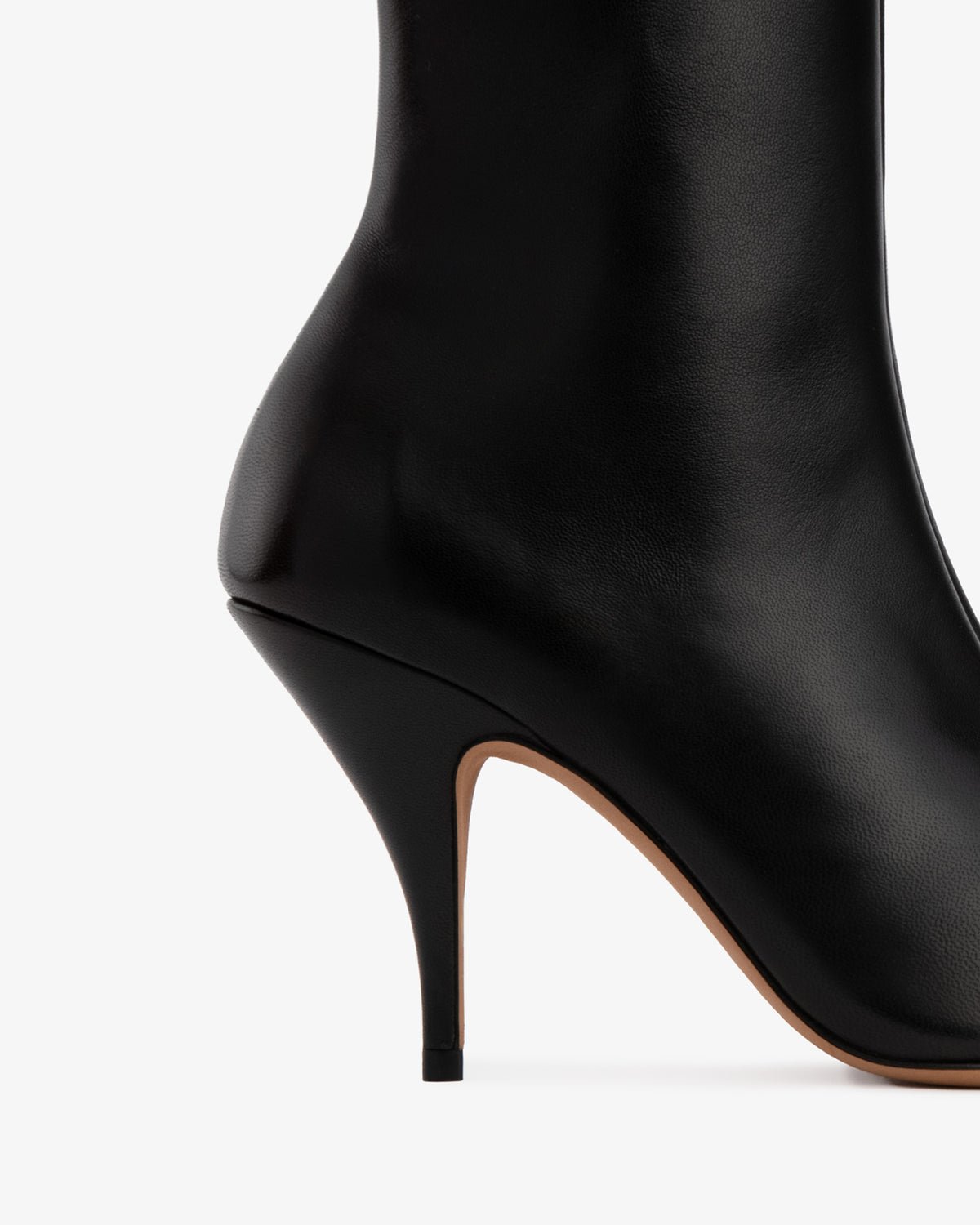 Theresa Ankle Boot Black Lamb Leather