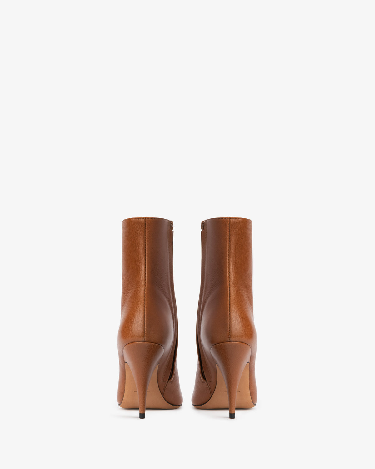 Theresa Ankle Boot Tan Grained Leather