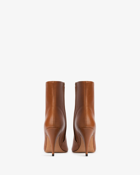 Theresa Ankle Boot Tan Grained Leather