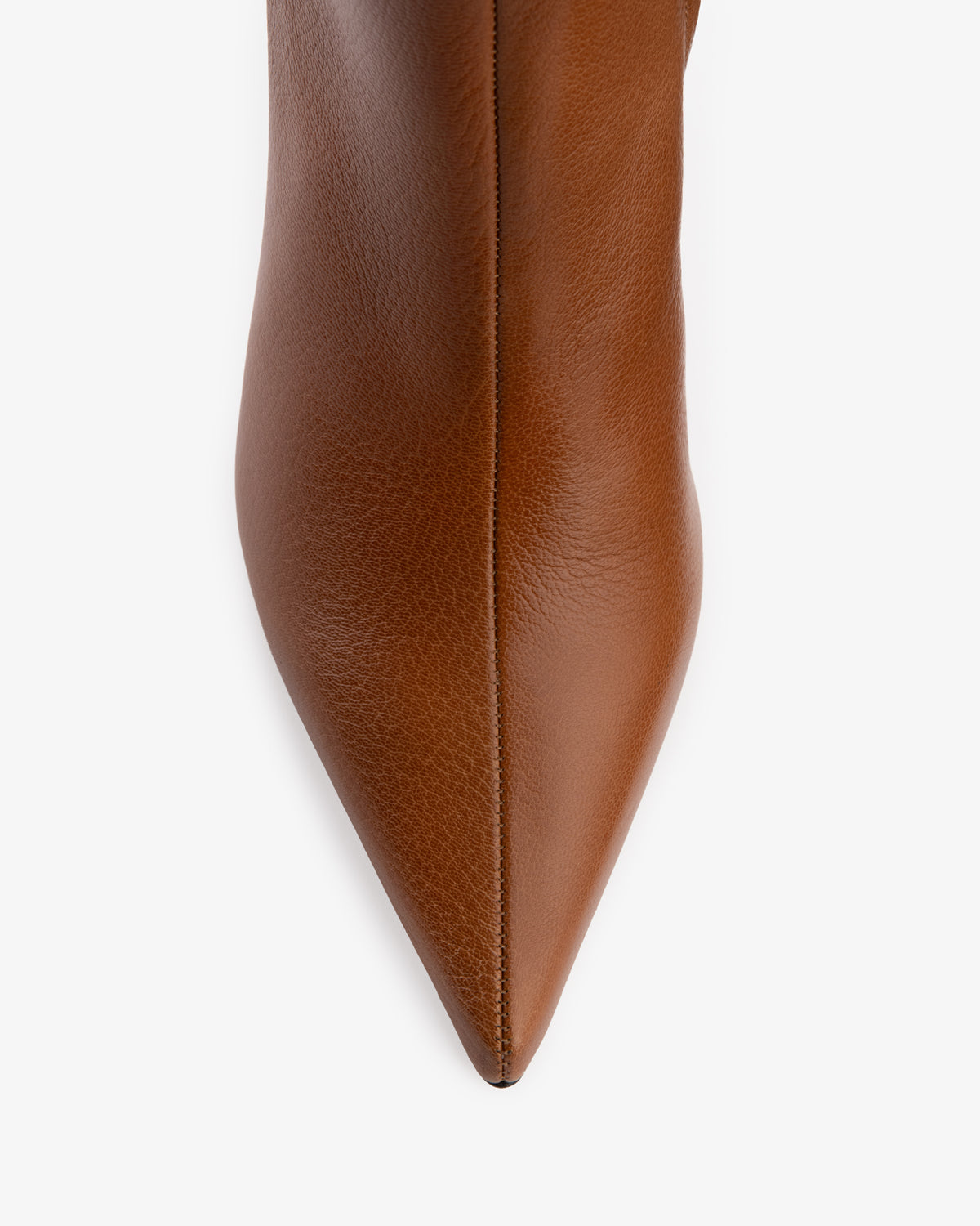 Theresa Ankle Boot Tan Grained Leather