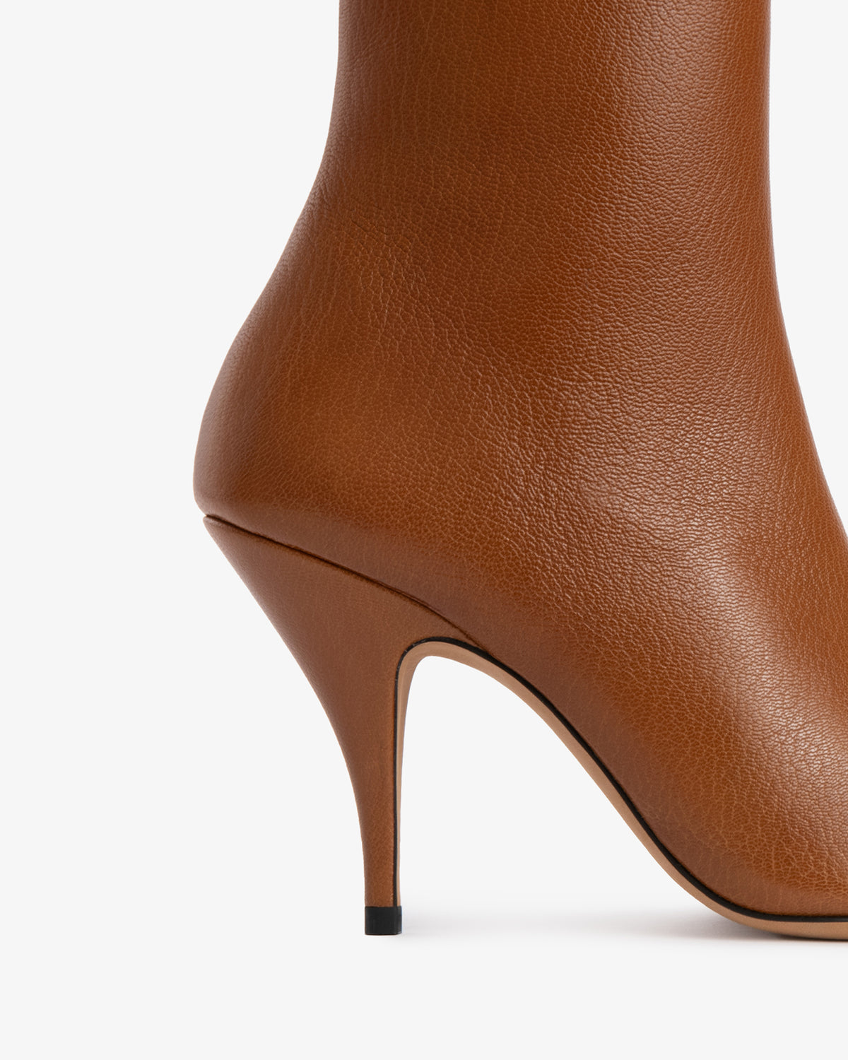 Theresa Ankle Boot Tan Grained Leather