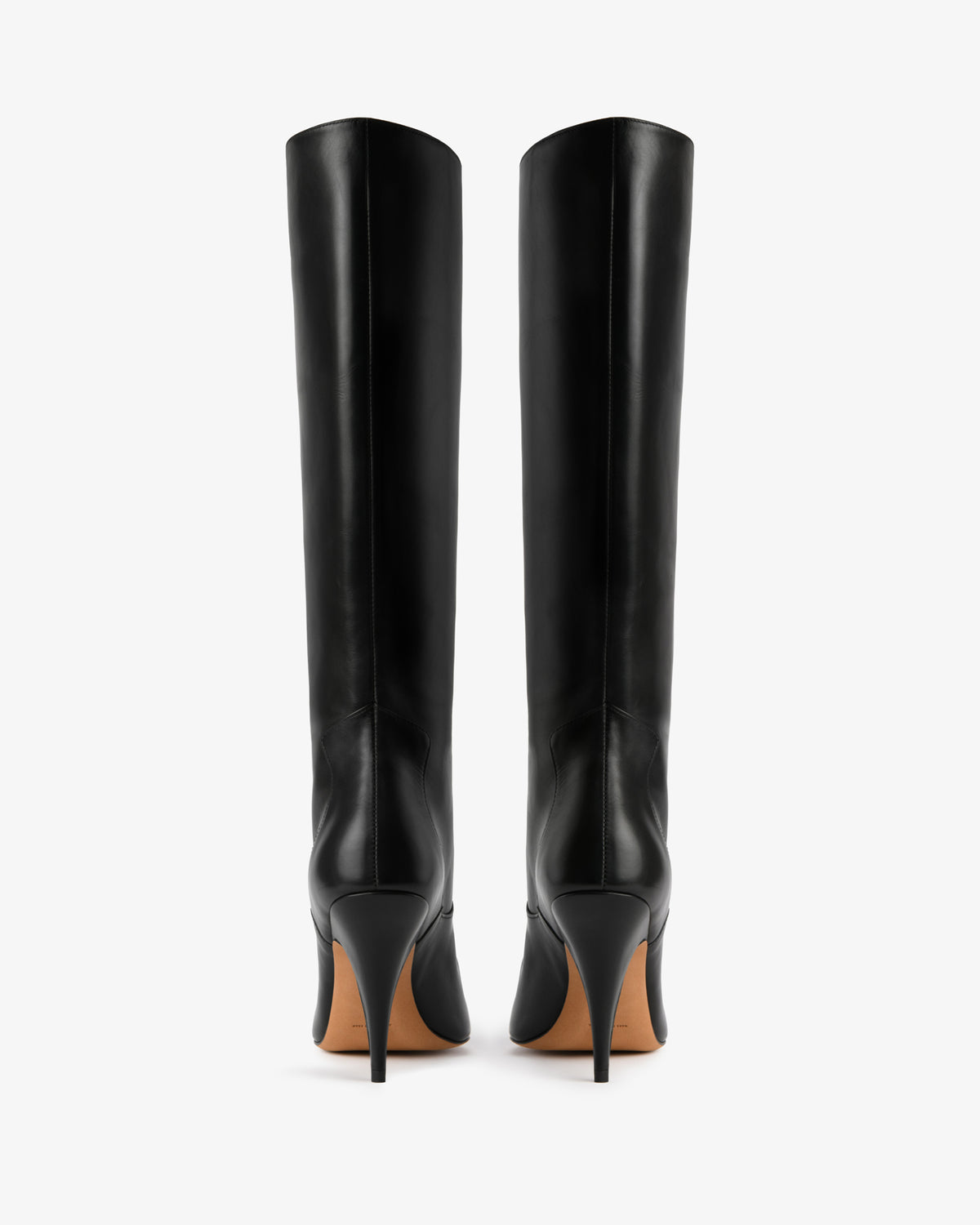 Theresa Knee Boot Black Nappa Leather