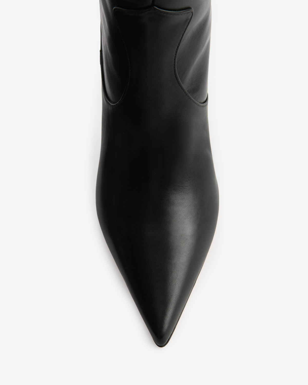 Theresa Knee Boot Black Nappa Leather