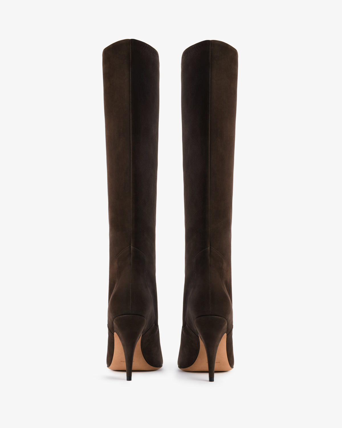 Theresa Knee Boot Brown Nubuck Leather