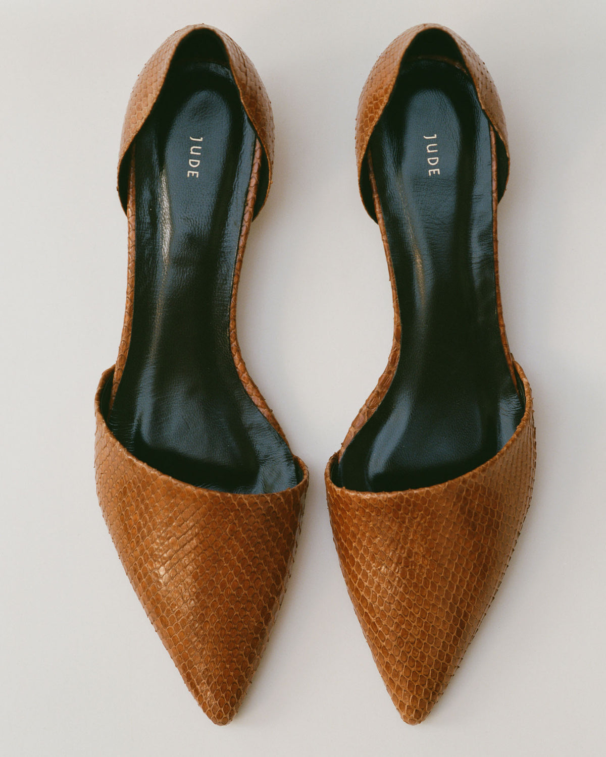 Pirrie Pump Tan Python Leather