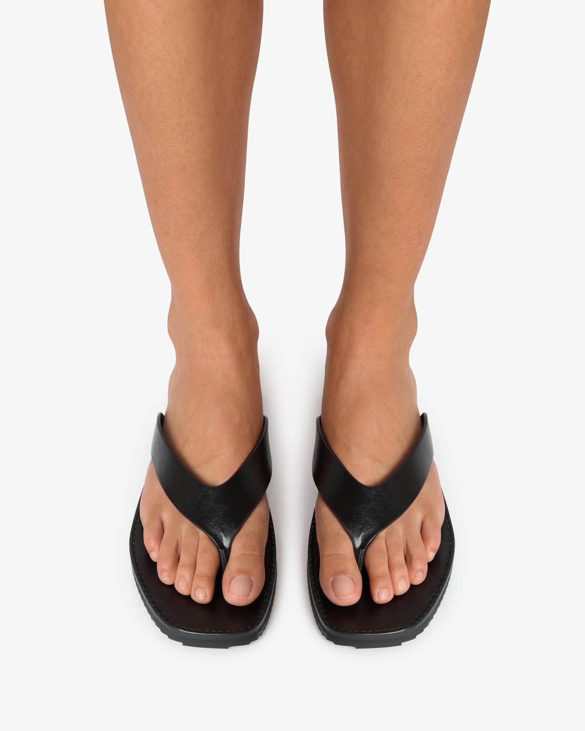 Vermelho Flat Black Leather