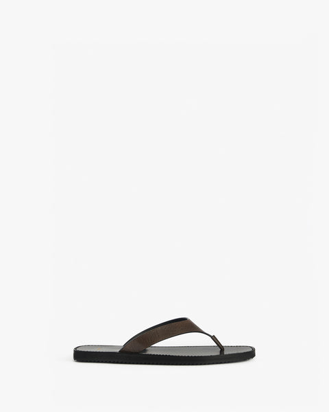 Vermelho Flat Mocha Leather