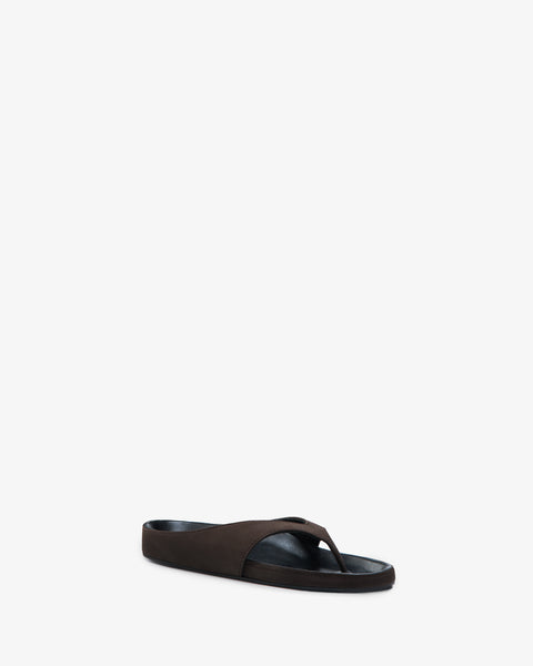 Yaga Flat Brown Nubuck Leather - Second Image