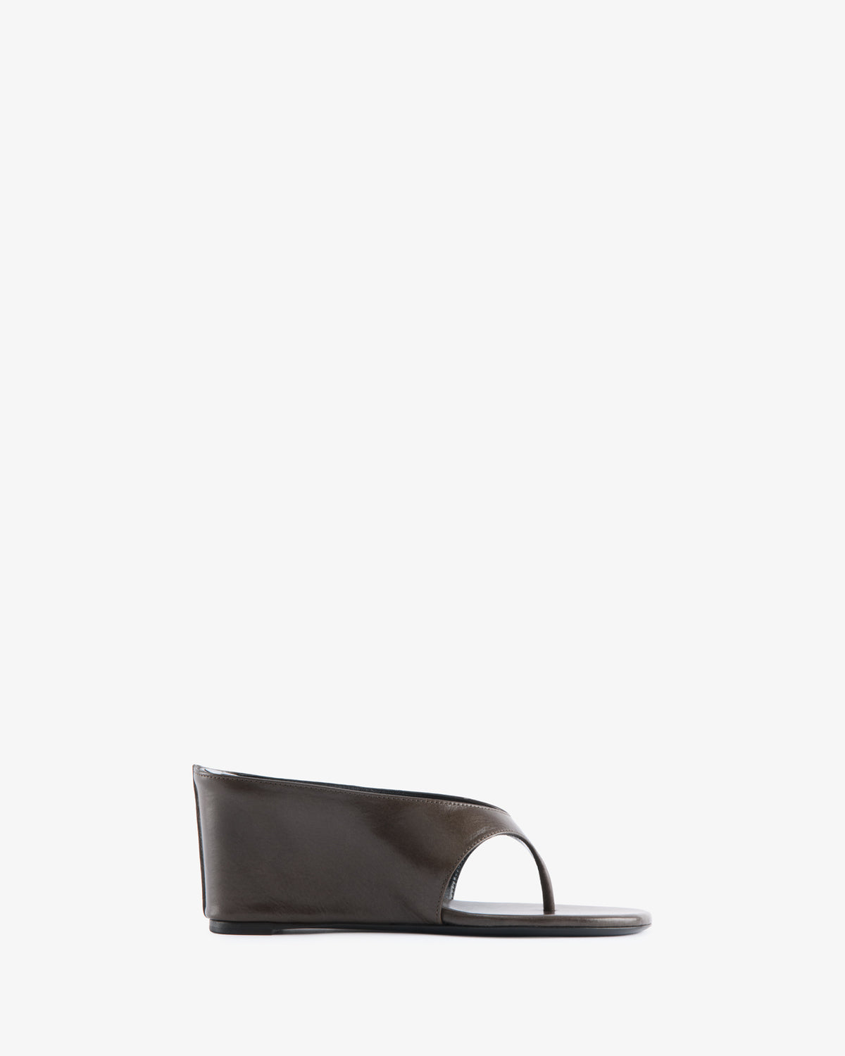 Yaga Wedge Sandal Mocha Leather