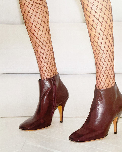 Credo Ankle Boot Barolo Creased Leather